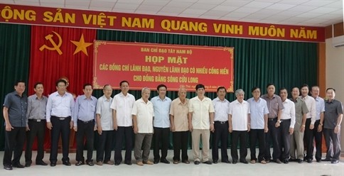 Họp mặt các vị lãnh đạo, nguyên lãnh đạo Đồng bằng sông Cửu Long  - ảnh 1